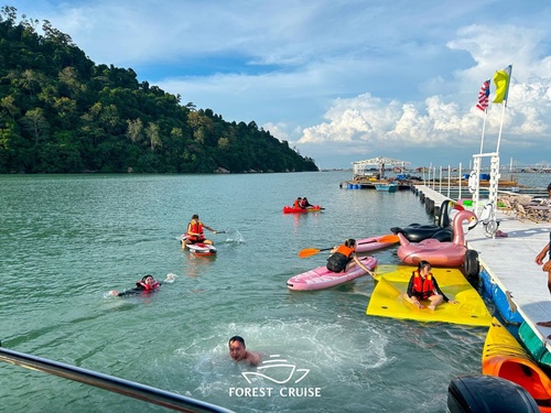 Forest Island Penang: Catamaran Cruise, Sea Activities & Seafood Dinner